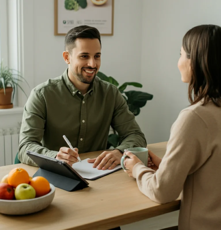 consulta de nutrición